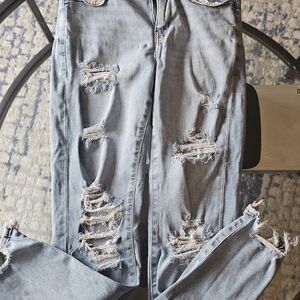 4 Pairs of American Eagle Blue Stretch Jeans